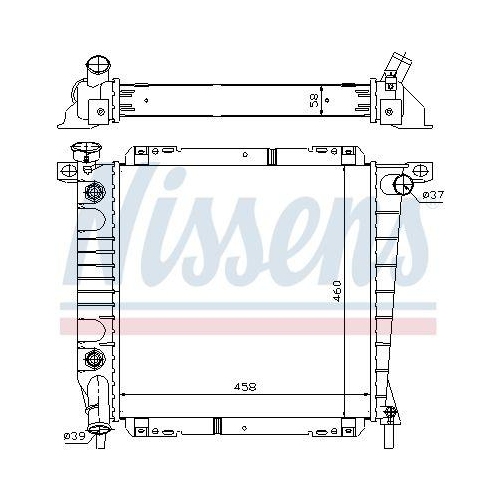 NISSENS K&uuml;hler, Motork&uuml;hlung 620671