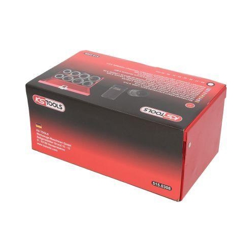 1 Zoll Sechskant-Kraft-Stecknuss-Satz, lang, 8-tlg KS TOOLS 515.0308