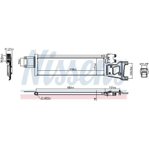 NISSENS &Ouml;lk&uuml;hler, Automatikgetriebe 91568