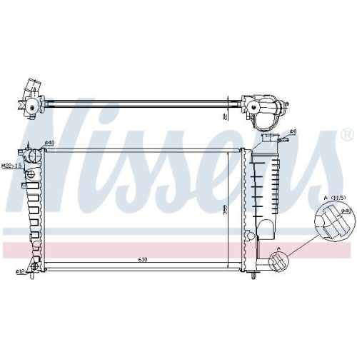 NISSENS K&uuml;hler, Motork&uuml;hlung ** FIRST FIT ** 635181