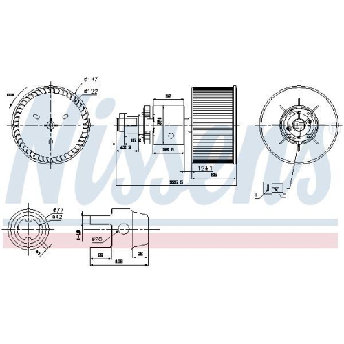 NISSENS Innenraumgebläse 87149