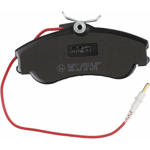 TRW Bremsbelagsatz, Scheibenbremse COTEC GDB1260