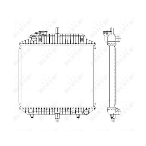 NRF Kühler, Motorkühlung EASY FIT 504271