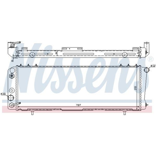 NISSENS K&uuml;hler, Motork&uuml;hlung 60986