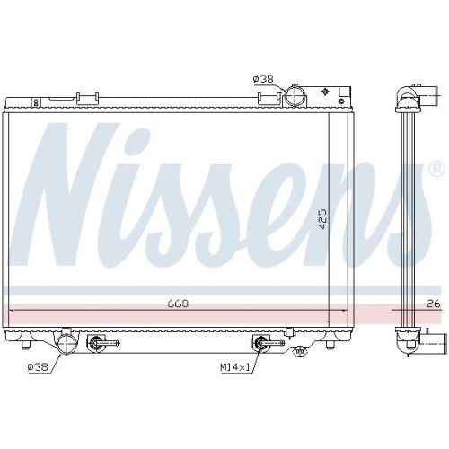 NISSENS K&uuml;hler, Motork&uuml;hlung 647451
