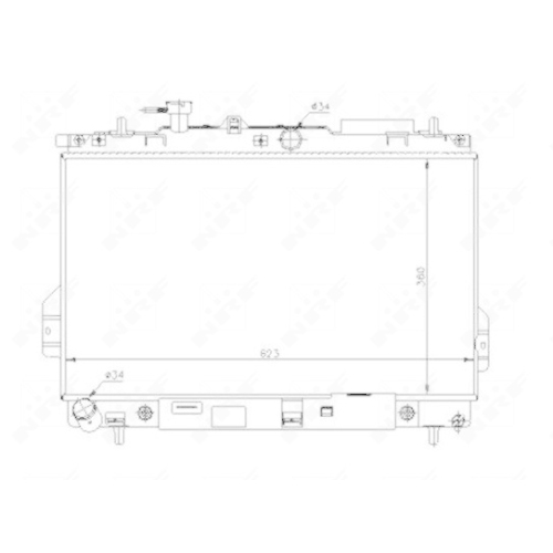 NRF K&uuml;hler, Motork&uuml;hlung EASY FIT 53363