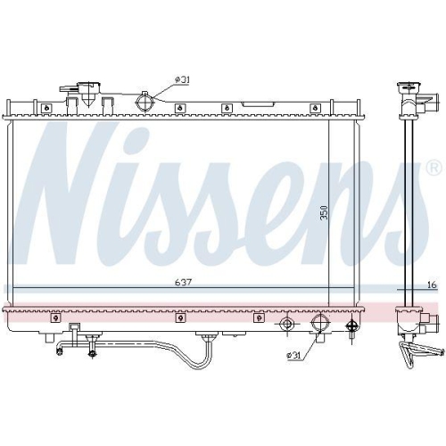 NISSENS K&uuml;hler, Motork&uuml;hlung 647771