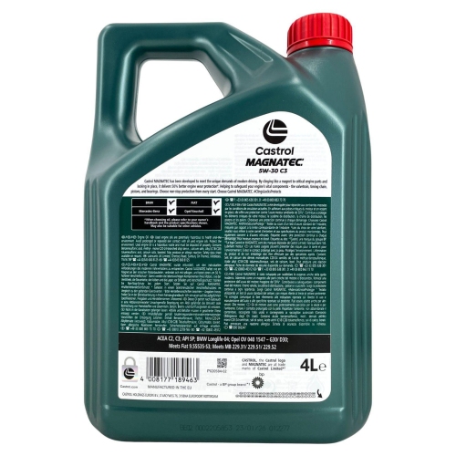 Motor&ouml;l CASTROL Magnatec C3 5W-30 4Liter Synthetisch Longlife-04 15F928 Kanister
