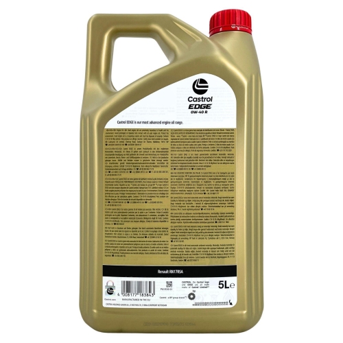 CASTROL Motor&ouml;l Motoren&ouml;l &Ouml;l Castrol EDGE 0W-40 R - 5 Liter Kanister 15F73A