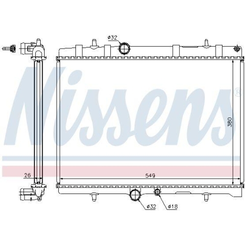 NISSENS K&uuml;hler, Motork&uuml;hlung ** FIRST FIT ** 63689A