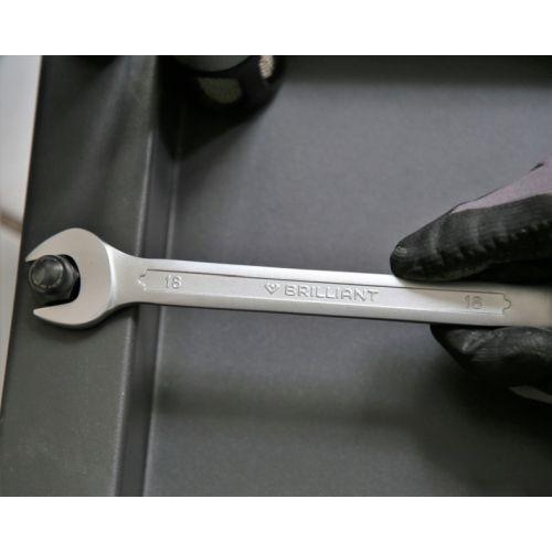 Ring-Maulschl&uuml;ssel, 18 mm BRILLIANT TOOLS BT011918