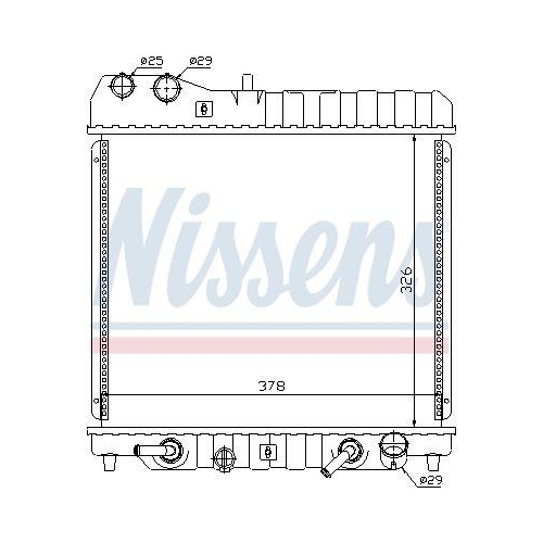 NISSENS K&uuml;hler, Motork&uuml;hlung 68111