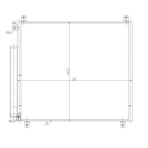 NRF Kondensator, Klimaanlage EASY FIT 350497