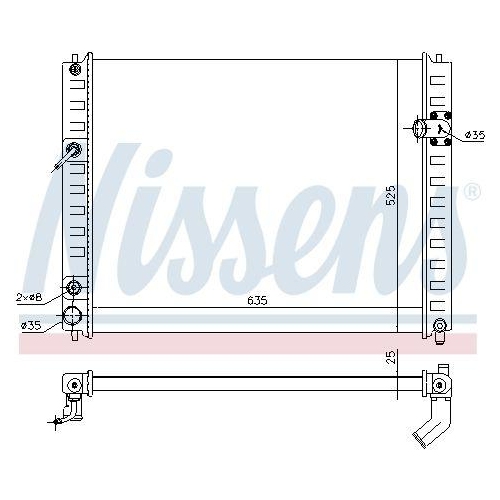 NISSENS K&uuml;hler, Motork&uuml;hlung 68091