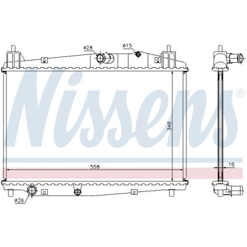 NISSENS K&uuml;hler, Motork&uuml;hlung 68506