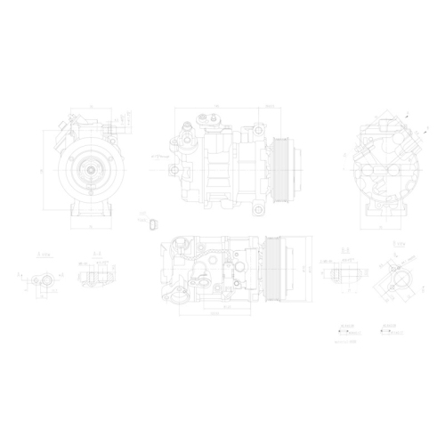 HELLA Kompressor, Klimaanlage >>> Easy2Fit <<< 8FK 366 201-971