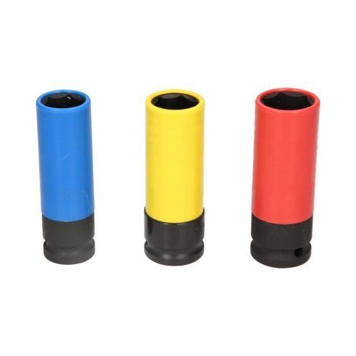 1/2 Zoll Alu-Felgen-Kraft-Stecknuss-Satz, 17 / 19 / 21 mm, 3-tlg BRILLIANT TOOLS