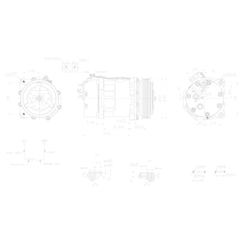 HELLA Kompressor, Klimaanlage >>> Easy2Fit <<< 8FK 366 201-001