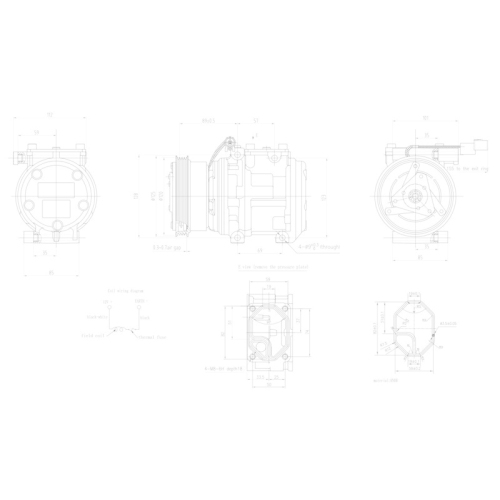 HELLA Kompressor, Klimaanlage >>> Easy2Fit <<< 8FK 366 202-001