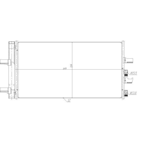 NRF Kondensator, Klimaanlage 350474