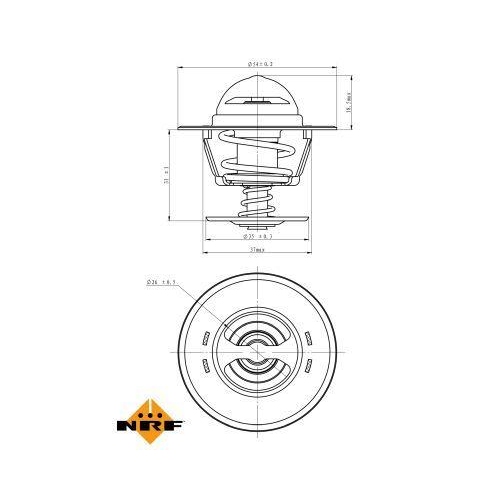 NRF Thermostat, K&uuml;hlmittel EASY FIT 725218