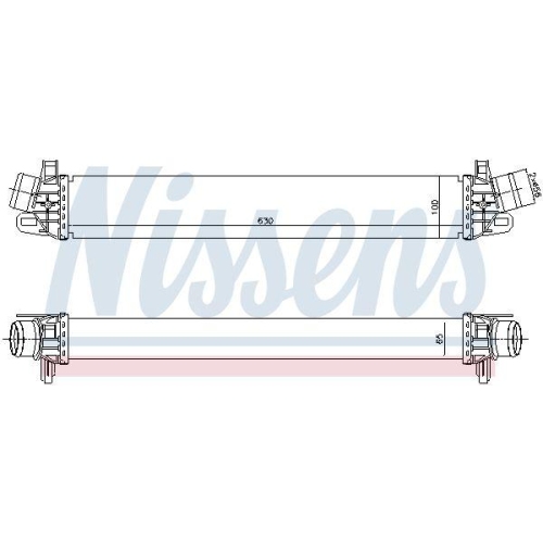 NISSENS Ladeluftk&uuml;hler 96507