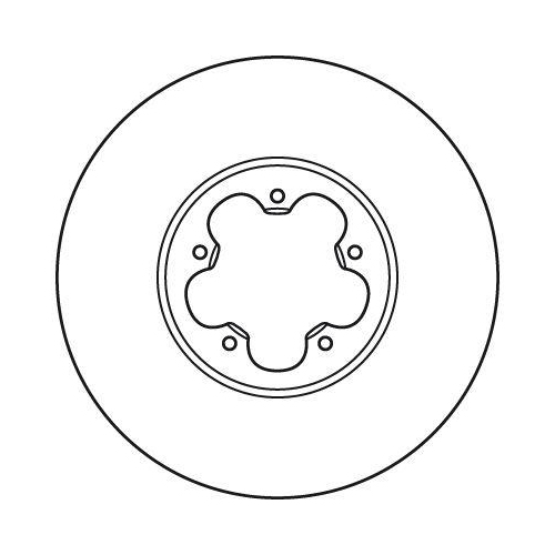 TRW Bremsscheibe TRW SINGLE DF2390S