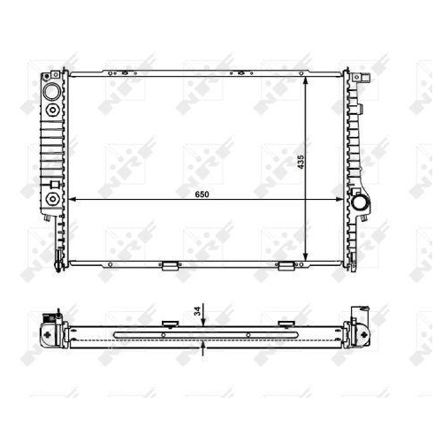 NRF Kühler, Motorkühlung EASY FIT 519588