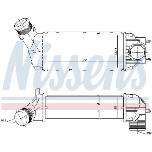 NISSENS Ladeluftk&uuml;hler 96720