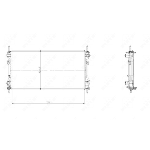 NRF K&uuml;hler, Motork&uuml;hlung EASY FIT 519697