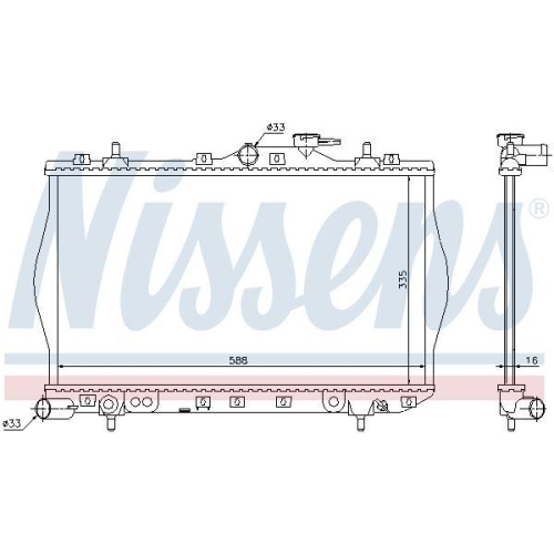 NISSENS K&uuml;hler, Motork&uuml;hlung ** FIRST FIT ** 622971
