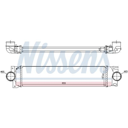 NISSENS Ladeluftk&uuml;hler ** FIRST FIT ** 961505