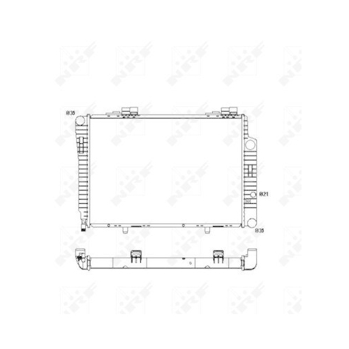 NRF Kühler, Motorkühlung EASY FIT 51286