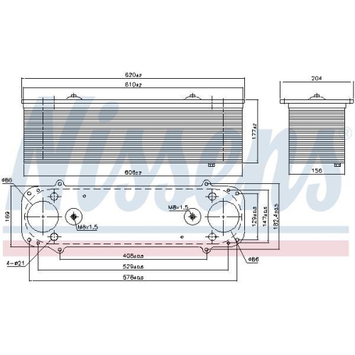 NISSENS Ladeluftk&uuml;hler 961550