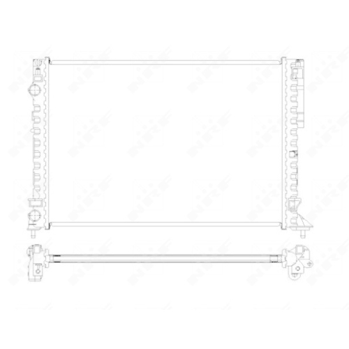 NRF K&uuml;hler, Motork&uuml;hlung EASY FIT 58242