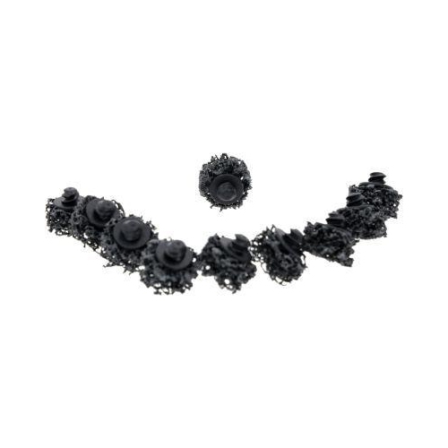 Ersatz-Schleifpads 26,7mm Strip Rad schwarz 10er Pack KS TOOLS 515.5075