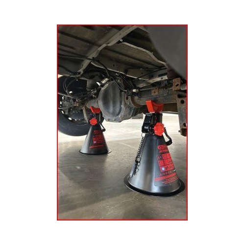 KS TOOLS performance Unterstellbock, 3 t, paarweise, massive Stahlkonstruktion