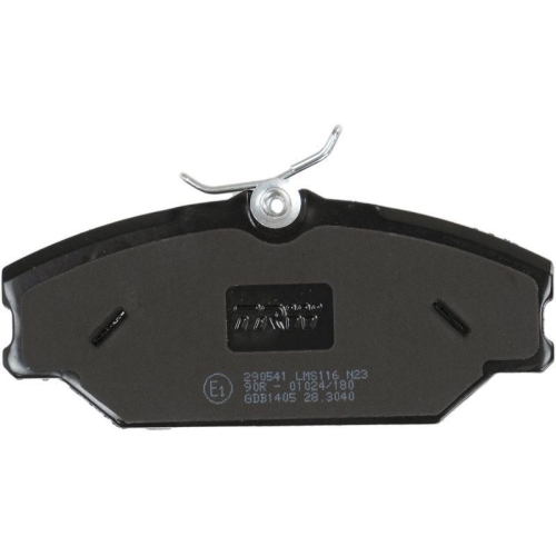 TRW Bremsbelagsatz, Scheibenbremse COTEC GDB1405