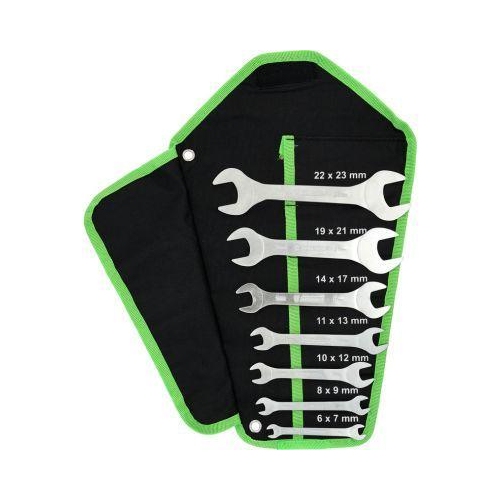 KS TOOLS COMPETITION Doppel-Maulschl&uuml;ssel-Satz, 7-tlg, extra flach