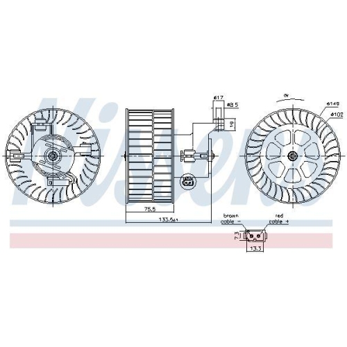 NISSENS Innenraumgebläse 87533