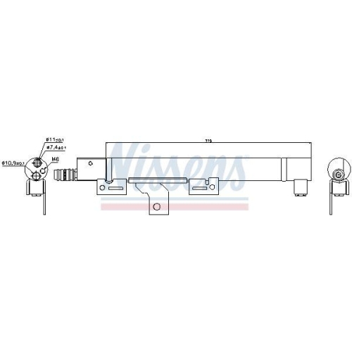 NISSENS Trockner, Klimaanlage 95492