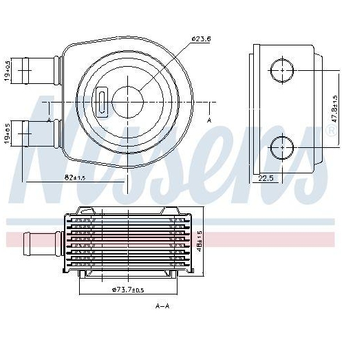 NISSENS &Ouml;lk&uuml;hler, Automatikgetriebe ** FIRST FIT ** 90798