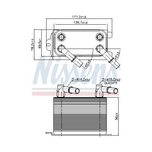 NISSENS &Ouml;lk&uuml;hler, Motor&ouml;l 90949