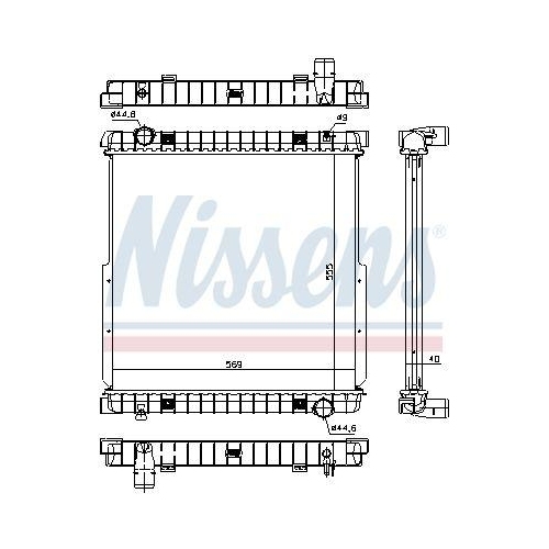 NISSENS K&uuml;hler, Motork&uuml;hlung 63333