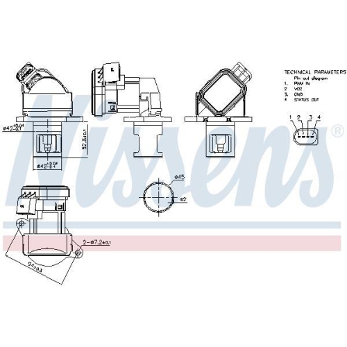NISSENS AGR-Ventil ** FIRST FIT ** 98438