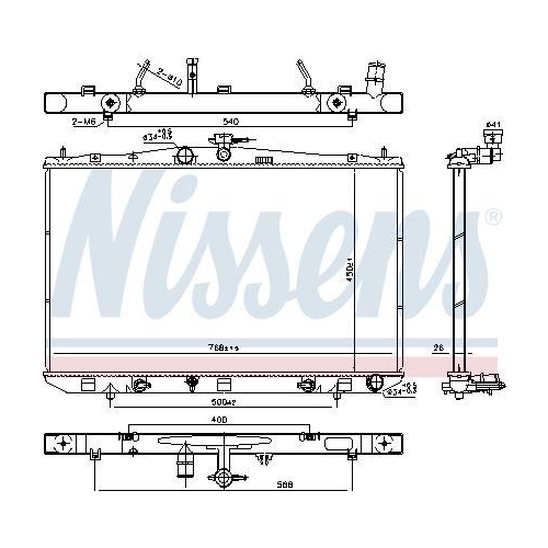 NISSENS K&uuml;hler, Motork&uuml;hlung 606822