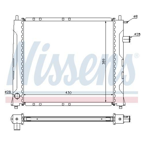 NISSENS K&uuml;hler, Motork&uuml;hlung 642091