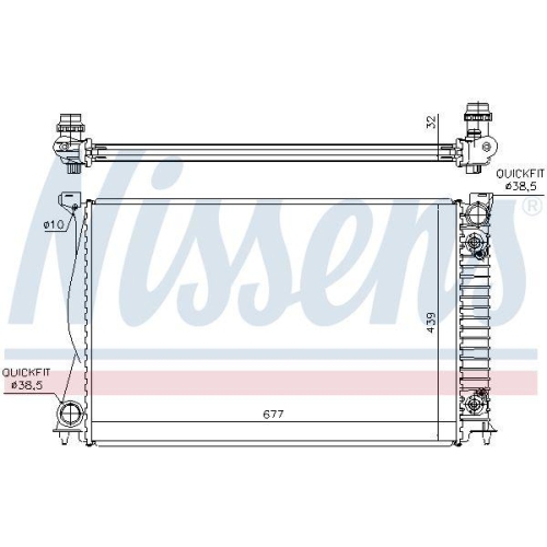 NISSENS K&uuml;hler, Motork&uuml;hlung ** FIRST FIT ** 60232A