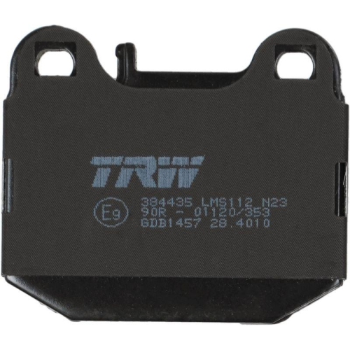 TRW Bremsbelagsatz, Scheibenbremse COTEC GDB1457