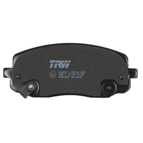 TRW Bremsbelagsatz, Scheibenbremse COTEC GDB3369